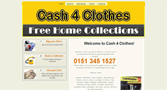 Desktop Screenshot of cash4clothesliverpool.com
